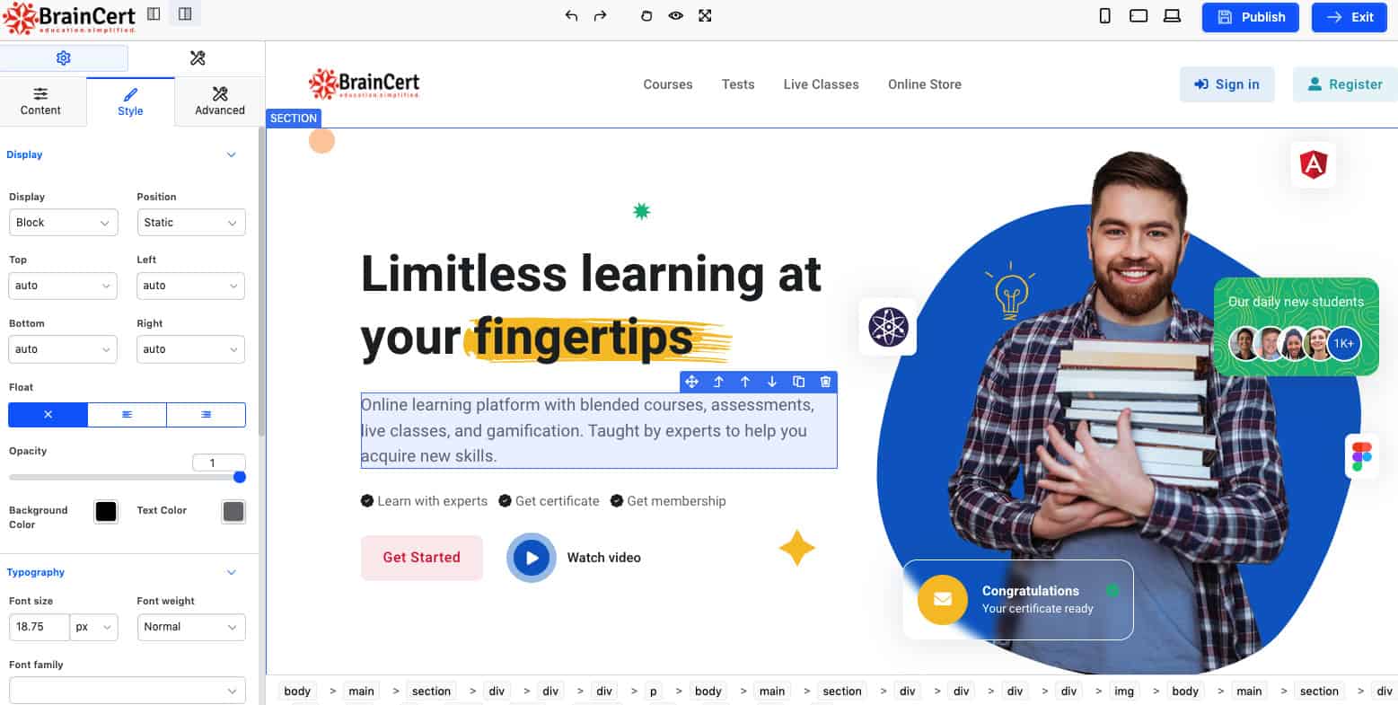 Maximum Learning & Earning Potential - BrainCert Review 2026
